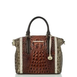 BRAHMIN DUXBURY SATCHEL AZUMA